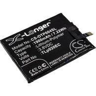 Alcatel One Touch Pop Up,One Touch Pop Up LTE Dual SIM,OT-6044,OT-6044D; P/N:TLp020EC Battery