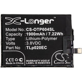 New 1900mAh Battery for Alcatel One Touch Pop Up,One Touch Pop Up LTE Dual SIM,OT-6044,OT-6044D; P/N:TLp020EC