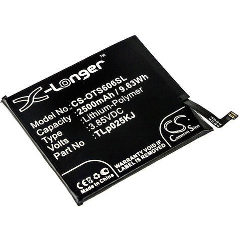 Alcatel One Touch Idol 5S,One Touch Idol 5S LTE,OT-6060S,OT-6060X; P/N:TLp025K1,TLp025KJ Battery