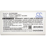 New 6800mAh Battery for Philips Defibrillator DFM100,Defibrillator DFM-100,Efficia DFM100; P/N:989503190371,9898031903,989803190371,M6482