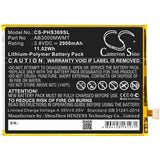 New Replacement 2900mAh Battery for Philips Xenium S369; P/N:AB3000MWMT