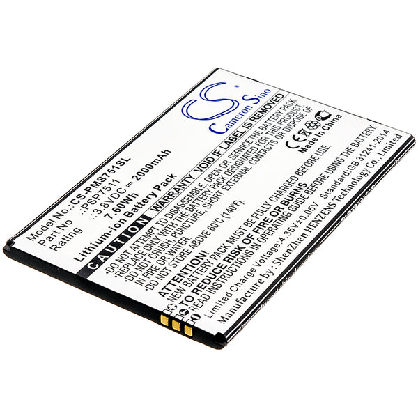 Prestigio PSP7511DUO; P/N:PSP7511 Battery