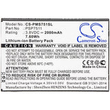 New 2000mAh Battery for Prestigio  PSP7511DUO; P/N: PSP7511
