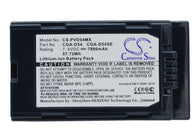 Panasonic AG-DVC62, NV-MX500, NV-MX350, NV-GX7, NV-DS30A, NV-DS29, AG-DVC60E, AG-DVX100AP, NV-MX350B, AG-HVX200P
