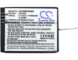 Battery for Rollei Actioncam 500,  Actioncam 500 Sunrise