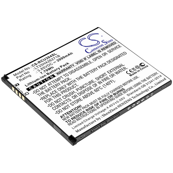 AT&T RADIANT Core,U304AA; P/N:LT25H426271B Battery