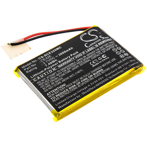 Safety Vision Prima Facie,SV-PRIMAFACE32E; P/N:CE32E Battery