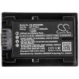 New 1030mAh Battery for Sony FDR-AX33,FDR-AX40,FDR-AX45,FDR-AX53,FDR-AX60,FDR-AX700,FDR-AXP33,HDR-CX450,HDR-CX625,HDR-CX680,HDR-PJ620,HDR-PJ675,NEX-VG30; P/N:NP-FV50A