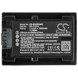 New 1600mAh Battery for Sony FDR-AX33,FDR-AX40,FDR-AX45,FDR-AX53,FDR-AX60,FDR-AX700,FDR-AXP33,HDR-CX450,HDR-CX625,HDR-CX680,HDR-PJ620,HDR-PJ675,NEX-VG30; P/N:NP-FV50A