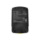 Cameron Sino Replacement Battery (Li-ion, 20V, 2000mAh) for Stanley FMC620 FMC680L