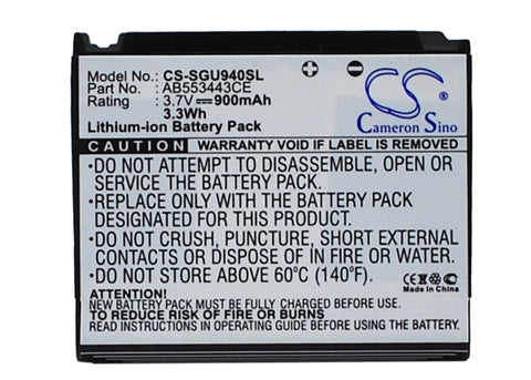 Samsung SGH-U940, Glyde U940
