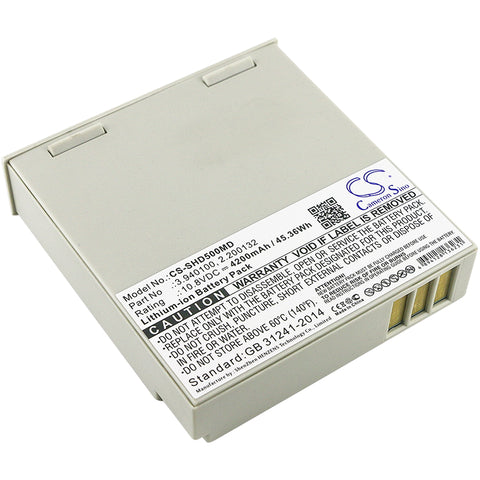 Schiller APLCI,APLCII,Argus Pro LifeCare 2,Defigard 5000,DG Touch 7; P/N:2.200132,3.940100 Battery