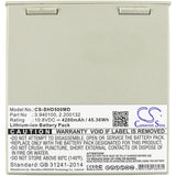 New 4200mAh Battery for Schiller APLCI,APLCII,Argus Pro LifeCare 2,Defigard 5000,DG Touch 7; P/N:2.200132,3.940100