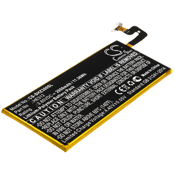 Sharp  FS8009,L900S,Z3; P/N: HE312 Battery