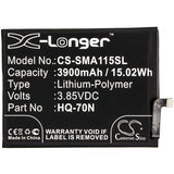 New 3900mAh Battery for Samsung Galaxy A11,Galaxy A11 2020,Galaxy A11 LTE,SM-A115F,SM-A115F/DS,SM-A115F/DSN,SM-A115M,SM-A115M/DS; P/N:HQ-70N
