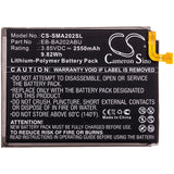 New 2550mAh Battery for Samsung Galaxy A10e,Galaxy A10e 2019,Galaxy A20e,SM-A102,SM-A102N,SM-A102P,SM-A102U,SM-A102U1,SM-A102V,SM-A202,SM-A202F/DS,SM-A202J; P/N:EB-BA202ABU,GH82-20188A