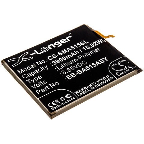 Samsung  Galaxy A51 2019,SM-A515F/DSM,SM-A515F/DSN,SM-A515F/DST,SM-A515F/N,SM-A515G,SM-A515U,SM-A516; P/N: EB-BA515ABE,EB-BA515ABY Battery