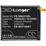New Replacement 4400mAh Battery for Samsung Galaxy A51 5G,Galaxy A51 UW 5G,SC-54A,SCG07,SM-A5160,SM-A516A,SM-A516B,SM-A516D,SM-A516J,SM-A516N,SM-A516U,SM-A516V; P/N:EB-BA516ABY,GH82-22889A