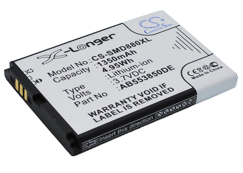 Samsung SGH-D880, SGH-D880i, SGH-D888, SGH-W619, SGH-W629, SGH-D988, SGH-I608, SGH-W599, GT-B5702C, GT-B5712C