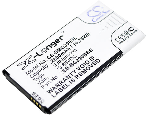 Samsung Galaxy Xcover 4,Galaxy Xcover 4 2017 TD-LTE,SM-G390,SM-G390F,SM-G390W,SM-G390Y; P/N:EB-BG390BBE,EB-BG390BBEGWW Battery
