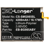 New 4200mAh Battery for Samsung  Galaxy S20 Plus,SC-52A,SGH-N805,SM-G985F SM-G986B,SM-G985F/DS,SM-G986DS,SM-G986J,SM-G986N; P/N: EB-BG985ABY