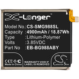 New 4900mAh Battery for Samsung Galaxy S20 Ultra,Galaxy S20 Ultra 5G,SM-G9880,SM-G988B/DS,SM-G988N,SM-G988Q,SM-G988U,SM-G988U1,SM-G988W; P/N:EB-BG988ABY