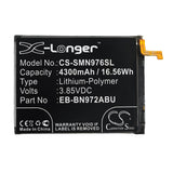 New 4300mAh Battery for Samsung Galaxy Note 10 Plus,Galaxy Note 10+,Galaxy Note 10+ 5G,Note 10 Plus 5G,SC-01M,SM-N975D,SM-N975F/DS,SM-N975U,SM-N975U1,SM-N975W,SM-N9760,SM-N976N,SM-N976U,SM-N976V
