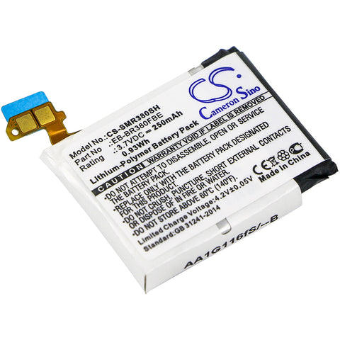 Samsung Gear 2,Gear 2 Neo,SM-R380,SM-R381; P/N:B1230J1EA,EB-BR380FBE,PGF582224H Battery