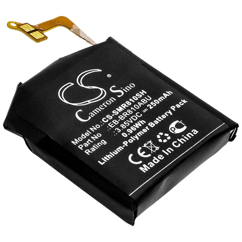Samsung GalaxyWatch42mm,SM-R810,SM-R815; P/N:EB-BR810ABU,GH43-04857A Battery