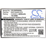 New 4850mAh Battery for Sonim XP8,XP8800; P/N:BAT-04900-01S