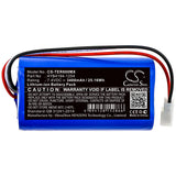New 3400mAh Battery for Terumo  TE-SS800 Infusion Pump; P/N: 4YB4194-1254