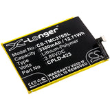 T-Mobile C3701A,Revvl Plus; P/N:CPLD-423 Battery