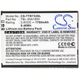 New 1700mAh Battery for TP-Link  M7310; P/N: TBL-55A1800