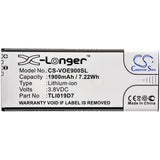 New 1900mAh Battery for Alcatel 1 Dual SIM; P/N:TLI019D7