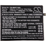 New 2900mAh Battery for Wiko Upulse,Upulse Lite,View Prime; P/N:396272,TLP17J18,TPN17E24