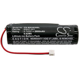 New 2600mAh Battery for Wahl Beretto Black Stealth,Beretto Chrome,Cordless Magic Clip,Designer,Senior Cordless,Sterling 4,Super Taper Cordless; P/N:93837-001