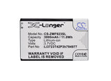 Battery for AT&T Velocity 4G LTE,  ZTE MF923,  VELOCITY
