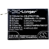 New 3000mAh Battery for Nubia NX569H,NX569J,Z17 Mini,Z17 Mini Standard Edition,Z17 Mini Standard Edition Dual; P/N:Li3932T44P6h796137