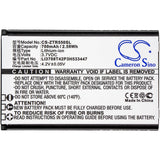 New 700mAh Battery for ZTE R550; P/N:LI3708T42P3H533447