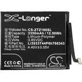 New 3350mAh Battery for Nubia NX611J,Z18 mini Dual SIM,Z18 mini Dual SIM TD-LTE; P/N:Li3933T44P6h766343