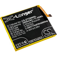 ZTE Axon M,Axon M LTE-A,Multy,Z-01K,Z999; P/N:Li3931T44P8h686049 Battery