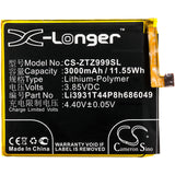 New 3000mAh Battery for ZTE Axon M,Axon M LTE-A,Multy,Z-01K,Z999; P/N:Li3931T44P8h686049