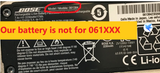2600mAh / 19.24Wh Replacement battery for Bose Soundlink Mini (tool kits)
